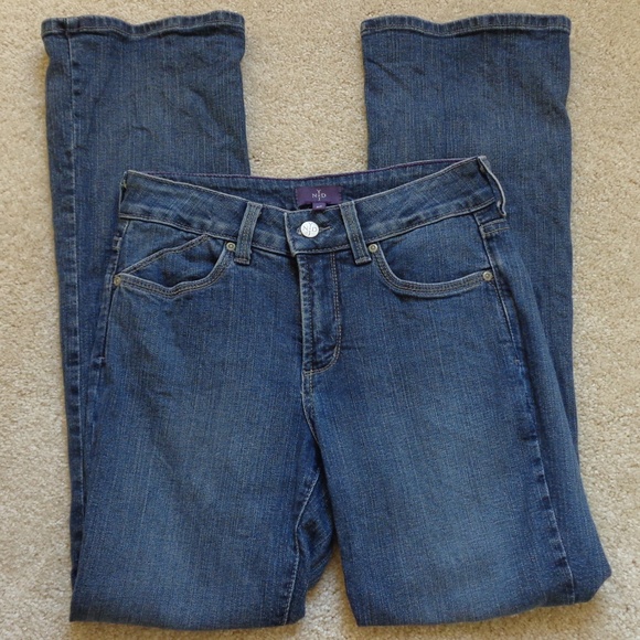 NYDJ Medium Wash Straight Jeans - Picture 1 of 6